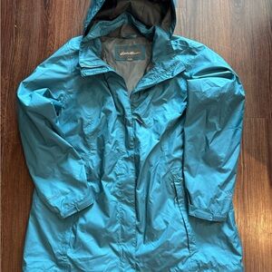 Eddie Bauer Blue Ski Snow Jacket Water-Resistant